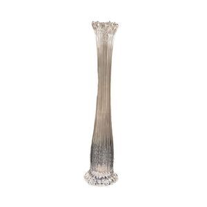 Clear tall glass vase‎